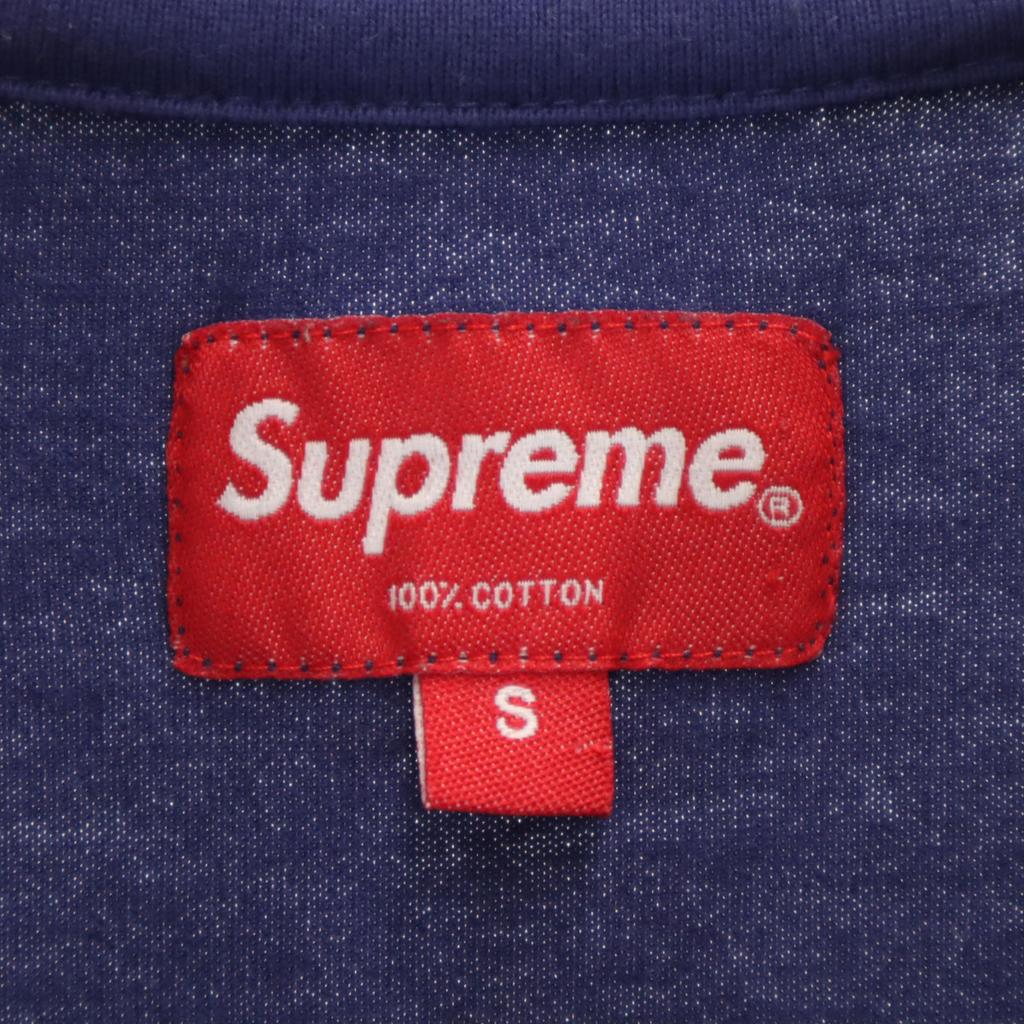 Supreme Short sleeve T-shirt S Navy blue Men's Used