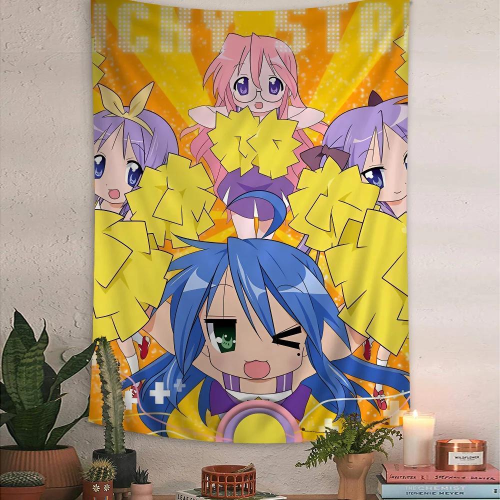 VIKAMA Счастливая Звезда Гобелен Цветной Богемский Настенный Декор Гостиная Таинственная Эстетичная Декорация Позитивная Атмосфера 74x94cm(29x37in)