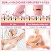 2 in 1 Bikini Trimmer for Women, Dual Head Electric Razor, IPX7 Waterproof Wet/Dry Use Women Electric Shaver, Painless Body Facial Hair Remover for