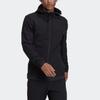 Adidas Cold Ready Full Zip Embroidered Logo Hooded Jacket Men Outerwear Black HN2884