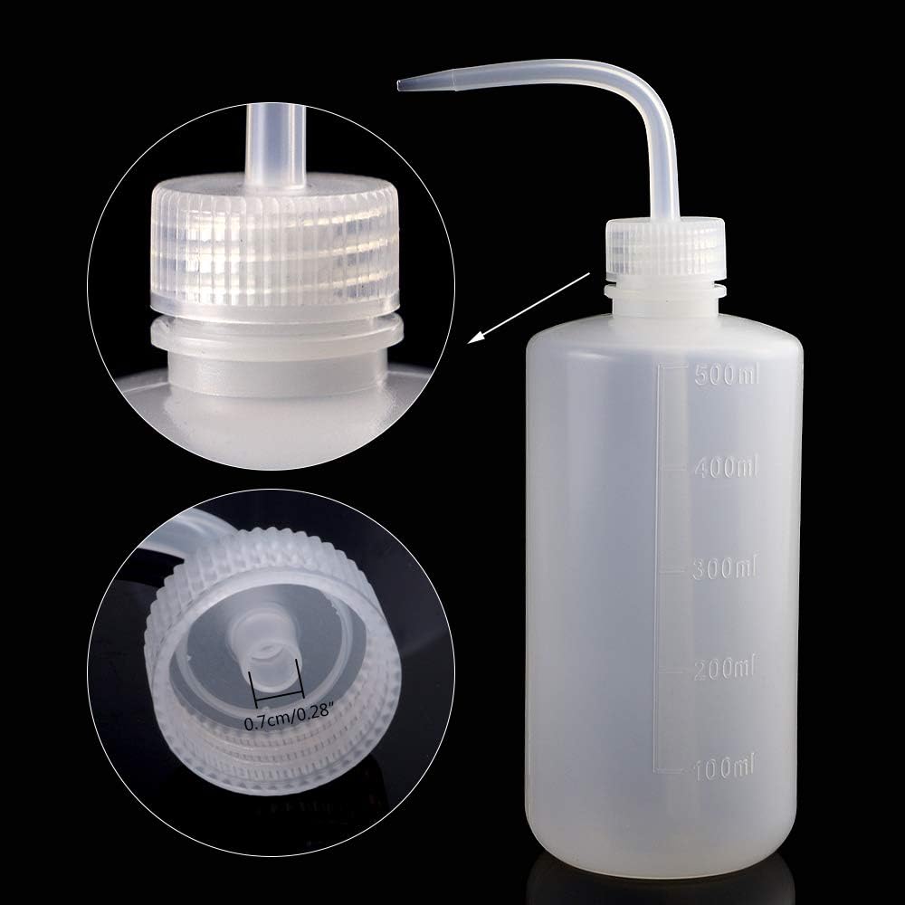 1/6PCS Plants Watering Spray Squeeze Bottles Tattoo Washing Bottle Cleaning Laboratory Measuring Bottle Kitchen Liquid Container