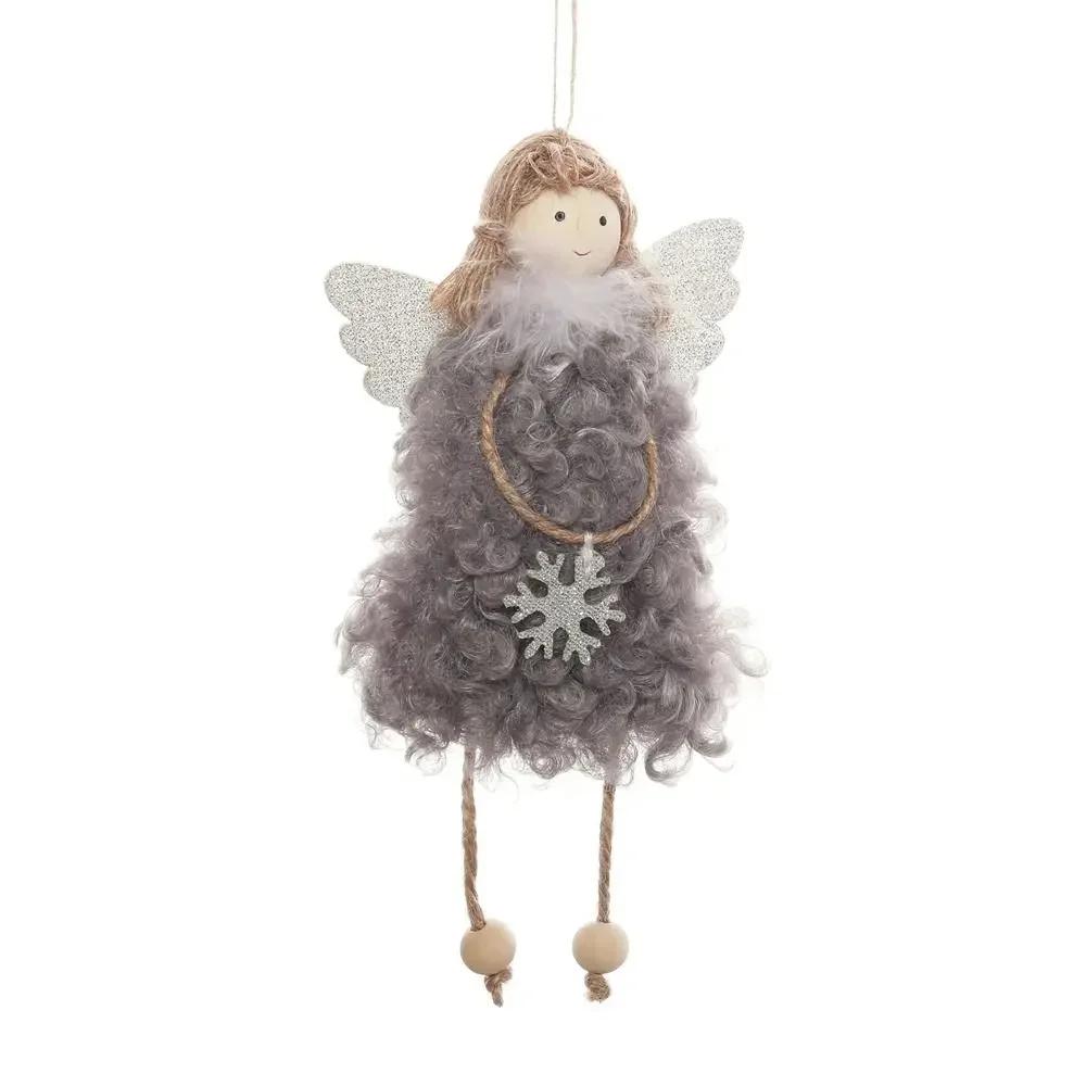 

Christmas Angel Girl Dolls Ornaments Xmas Tree Pendant Hanging Decoration For Home New Year Decor Supplies 2024 Kids Gifts