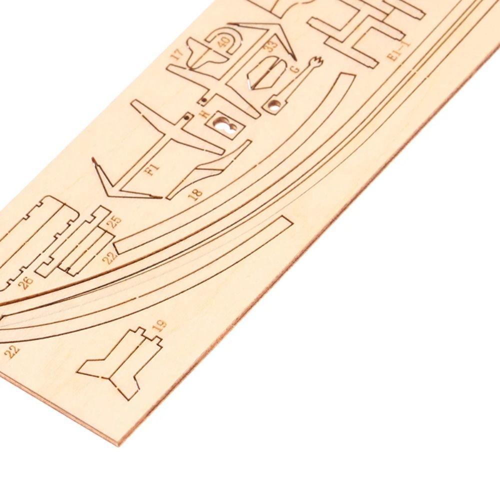 1:100 Scale Wooden Ships Model Ancient Sailboat Wooden Sailing Boat Boat Assembly Toy  DIY Hobby