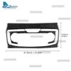 For Subaru Forester      2024 Car Central AC Panel Frame Real Soft Carbon Fiber Trim Sticker RHD LHD