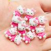 20Pcs Cute Mini Cartoon Kitten Animal Resin Figurine Crafts Cabochon Ornament Jewelry Manicure Hairpin Making Accessories A128