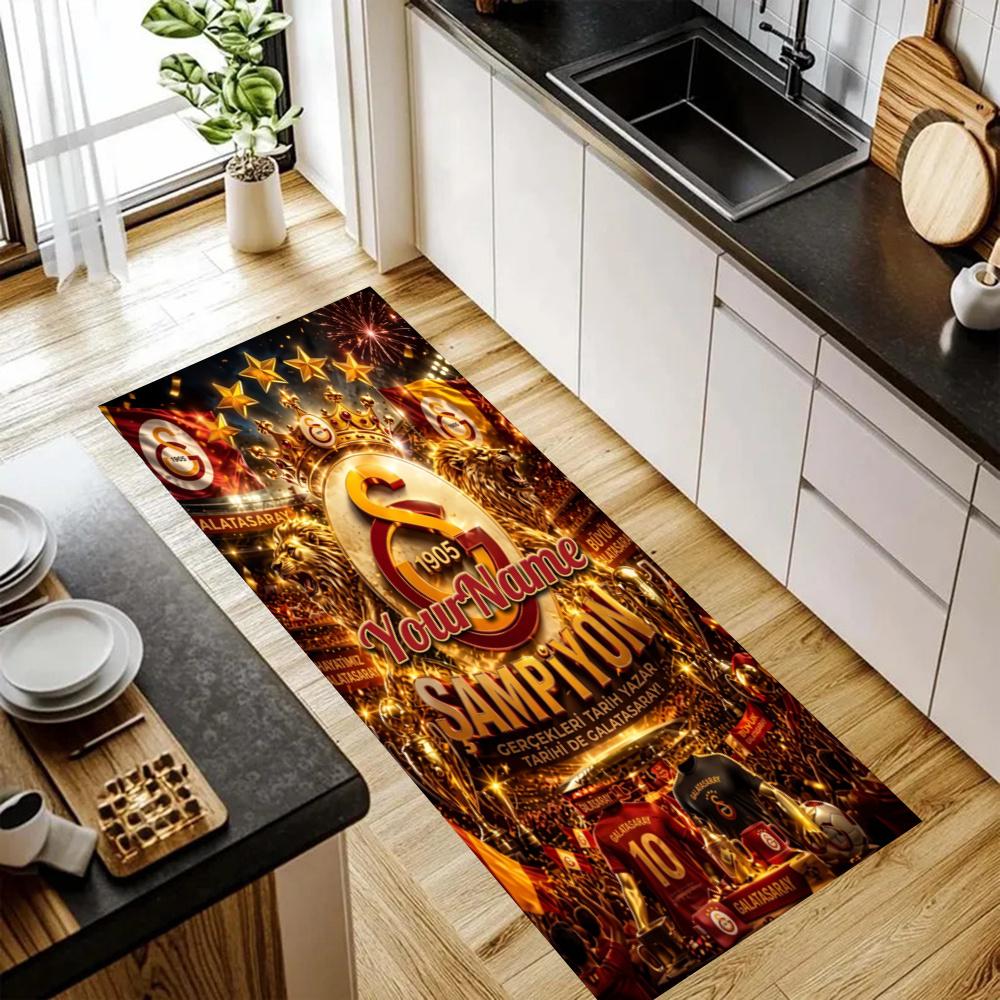 Galatasaray Customize Your Name Kitchen Rug Runner Rug Laundry Mat Hallway Entryway The Best Gift Choice