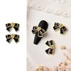 10Pcs Nail Bowknot Decors Anti-drop Non-Fading Art Camellia DIY French Style