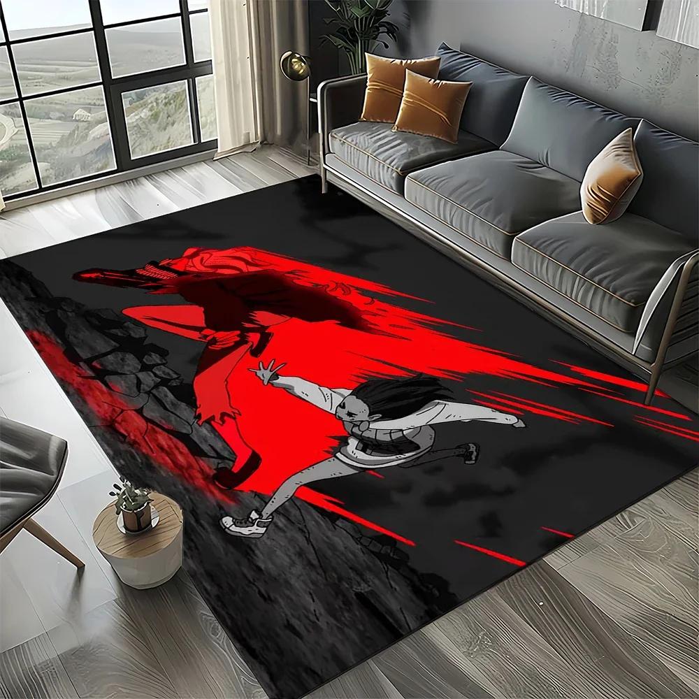 DAN DA DAN Anime Cartoon 3D Carpet Rug for Living Room Bedroom Home Sofa Decoration,Kids Play Non-slip Floor Mat Gift