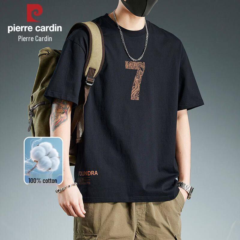 Pierre Cardin Men s Short Sleeve Ice-Feel Cotton T-Shirt 3XL