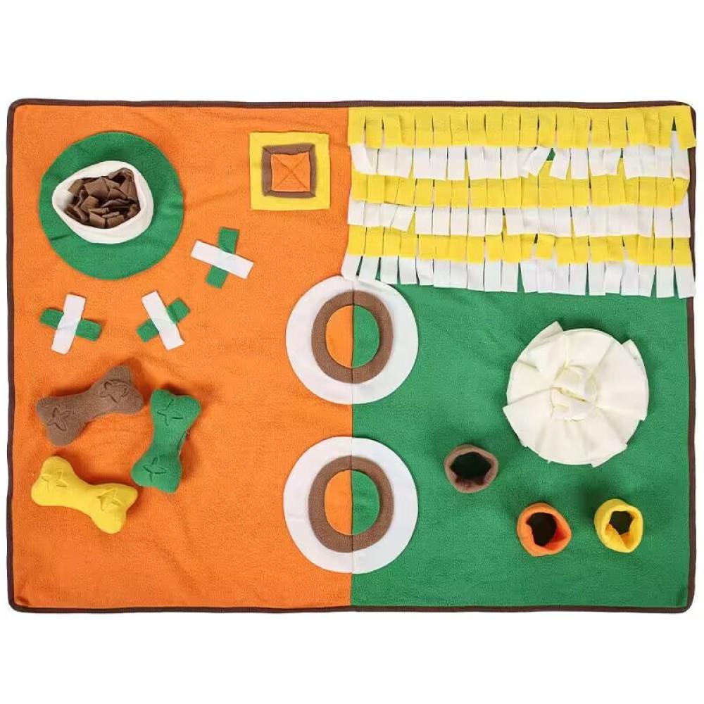 

Коврик для обнюхивания домашних животных, коврик для дрессировки собак, коврик для медленной еды, одеяло для тренировки запахов, коврик для нюхания собак, игрушки