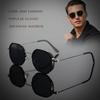 Geometric Polygon Metal Sunglasses for Men - Casual Retro Classic Elegant Simplistic Fashion Eyewear Outdoor Fishing,Vacation, & Driving