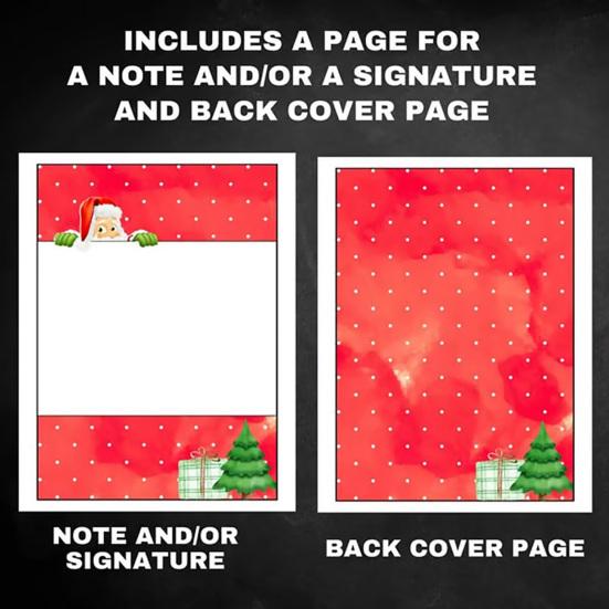 Christmas Gift Card Book DIY Spiral-Bound Merry Christmas College Survival Kit Greeting Card Holder