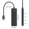 USB C To 4 Port USB 2.0 Hub Adapter for Connecting Mouse Keyboard Flash Drive and More Charging Dock