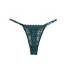 Fashion Low Waist Lace Flower Thongs Soft Traceless Adjustable Belt Briefs Underpants Solid Color Sheer T-back Panties Girls