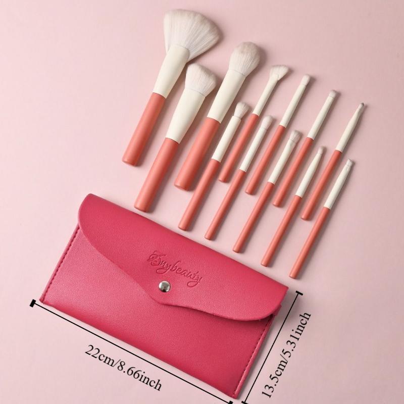 Fluffy Makeup Brush Set Soft Hair Concealer Brush Loose Powder Brush Eye Shadow Brush Women
