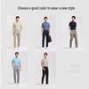Langdeng Skin-Friendly Cotton Straight-Leg Trousers