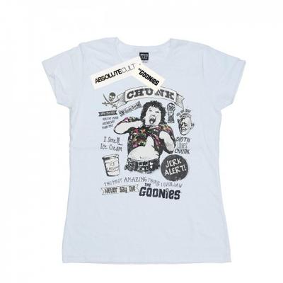 Camiseta feminina de algodão The Goonies Chunk Jerk Alert