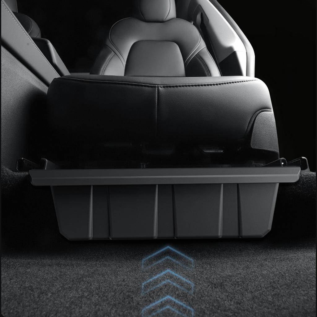 Vehicle Hidden Storage Compartment Waterproof Car Seat Organizer Space Saving Design Tool Free Install for Car Model Y