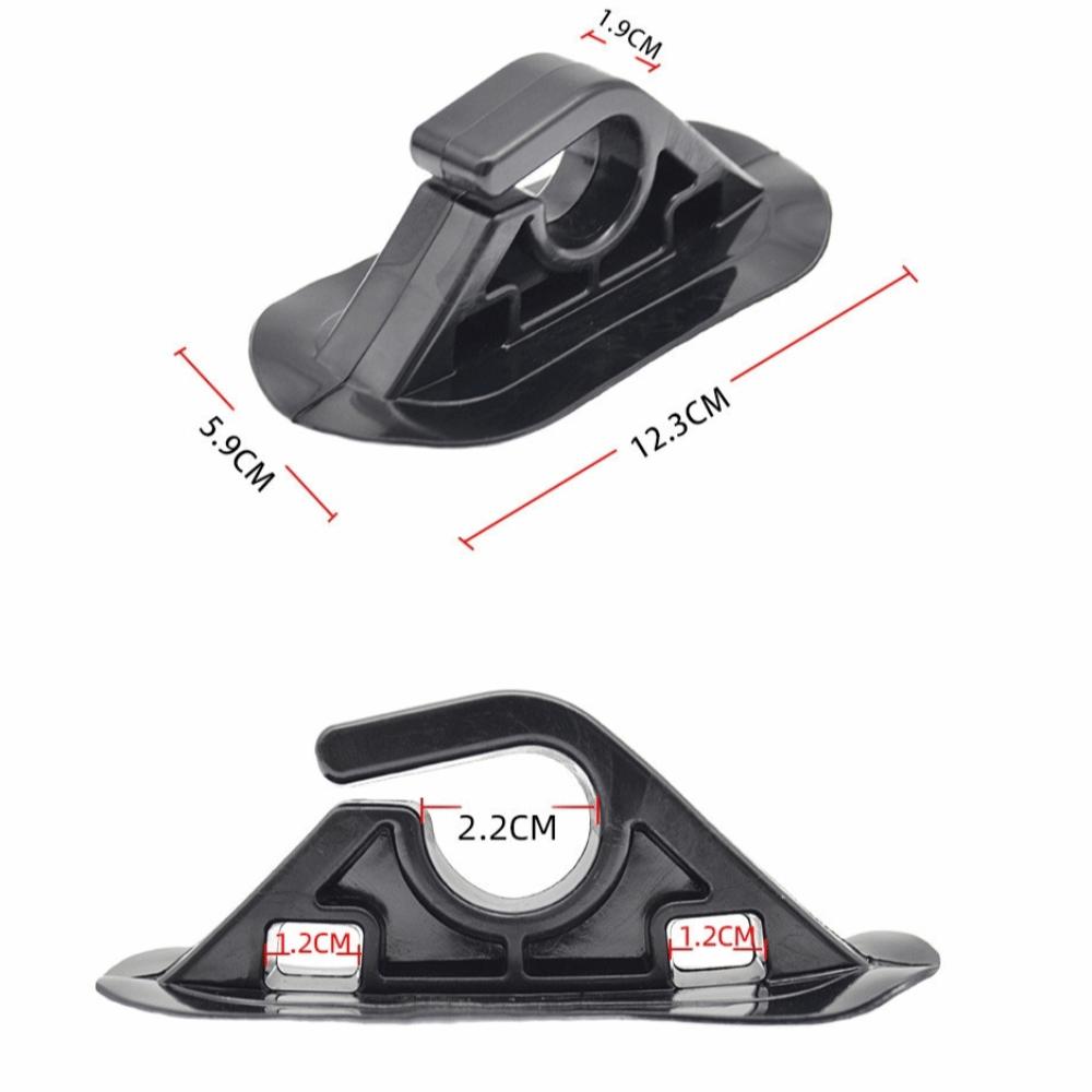 PVC Material Paddle Clips 4PCS Pack Kayak Hooks Durable Oar Stand Holder  For Rubber Dinghy