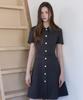 Julie And Kara 26Hs Love By You Maya Summer Tweed Dress Black Wedding Guest Look Ceremony Look