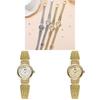 Gedi Ladies Vintage Style Quartz Watch With Stainless Steel Band For Elegant Women