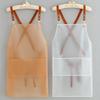 Stylish & Durable All-in-one Apron - Resistant, Transparent with Adjustable Straps, Ideal for Hairdressers, Barbers, Housewives & Chefs
