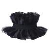 Elastic Ruffle Lace Collar For Women Daily Outfit Renaissances Chokers Neck Shawl Detachable Collar for Halloween Party