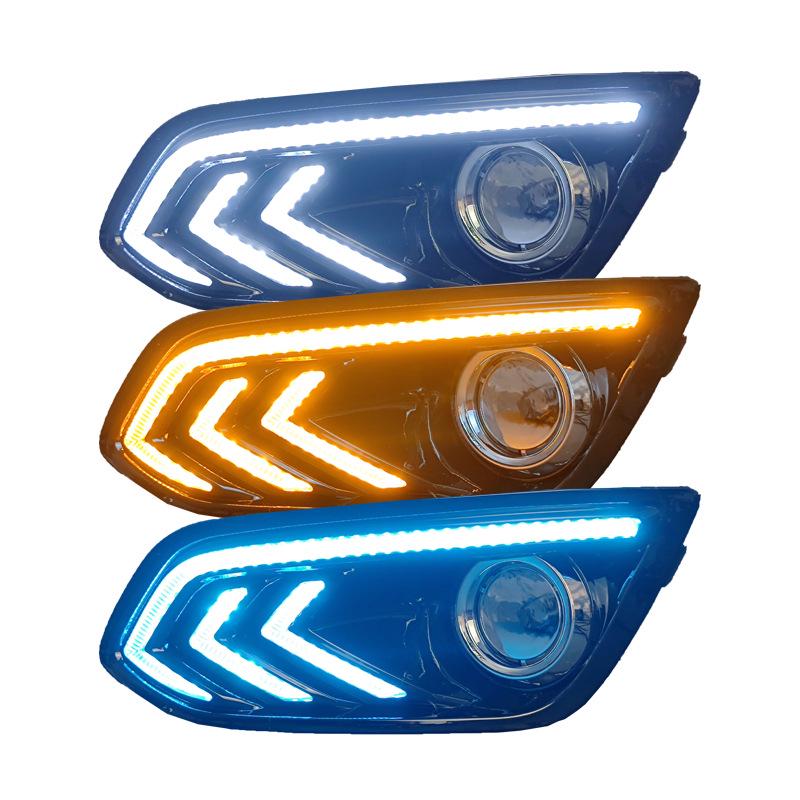 

LED Daytime Running Lights & Front Fog Light Frame for 15-18 Ford Escort