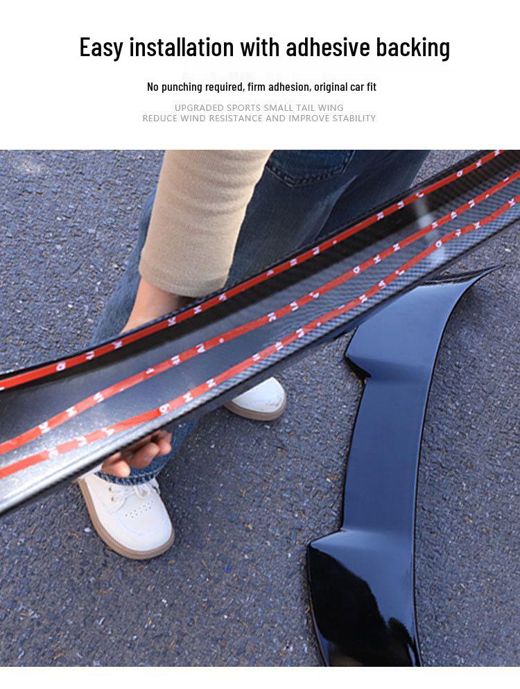 Leapmotor T03 Rear Spoiler: Car Tail Wing & Wind Deflector for Modified Exterior Trim