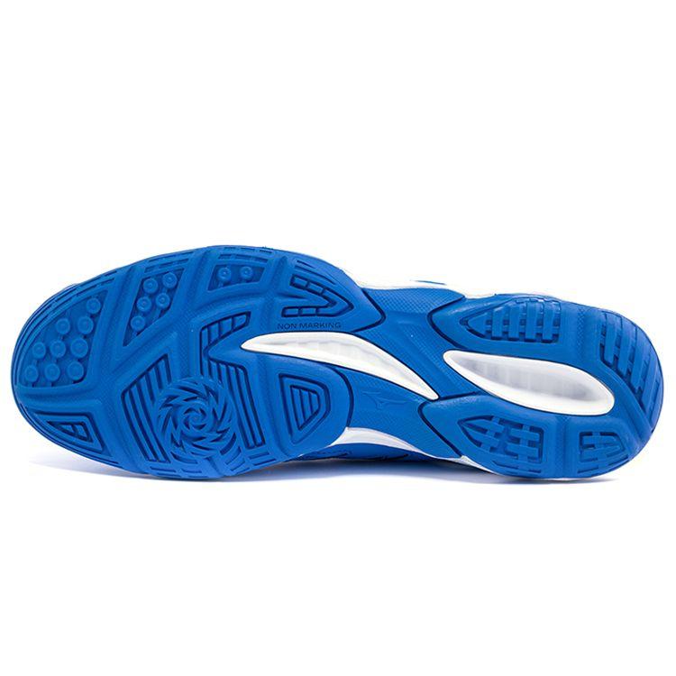 Mizuno Dynablitz Lightweight Breathable Low-Top Volleyball Training Shoes Unisex Sneaker Blue Yellow V1GA212247