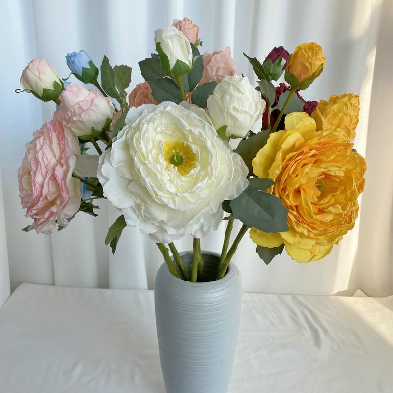 Arrangements Decorative Peony Wedding Realistic Artificial Decoration Floral