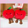 Plush Red Charming Ornament Fun Fruit Doll Bag Accessory For Gifts Holiday