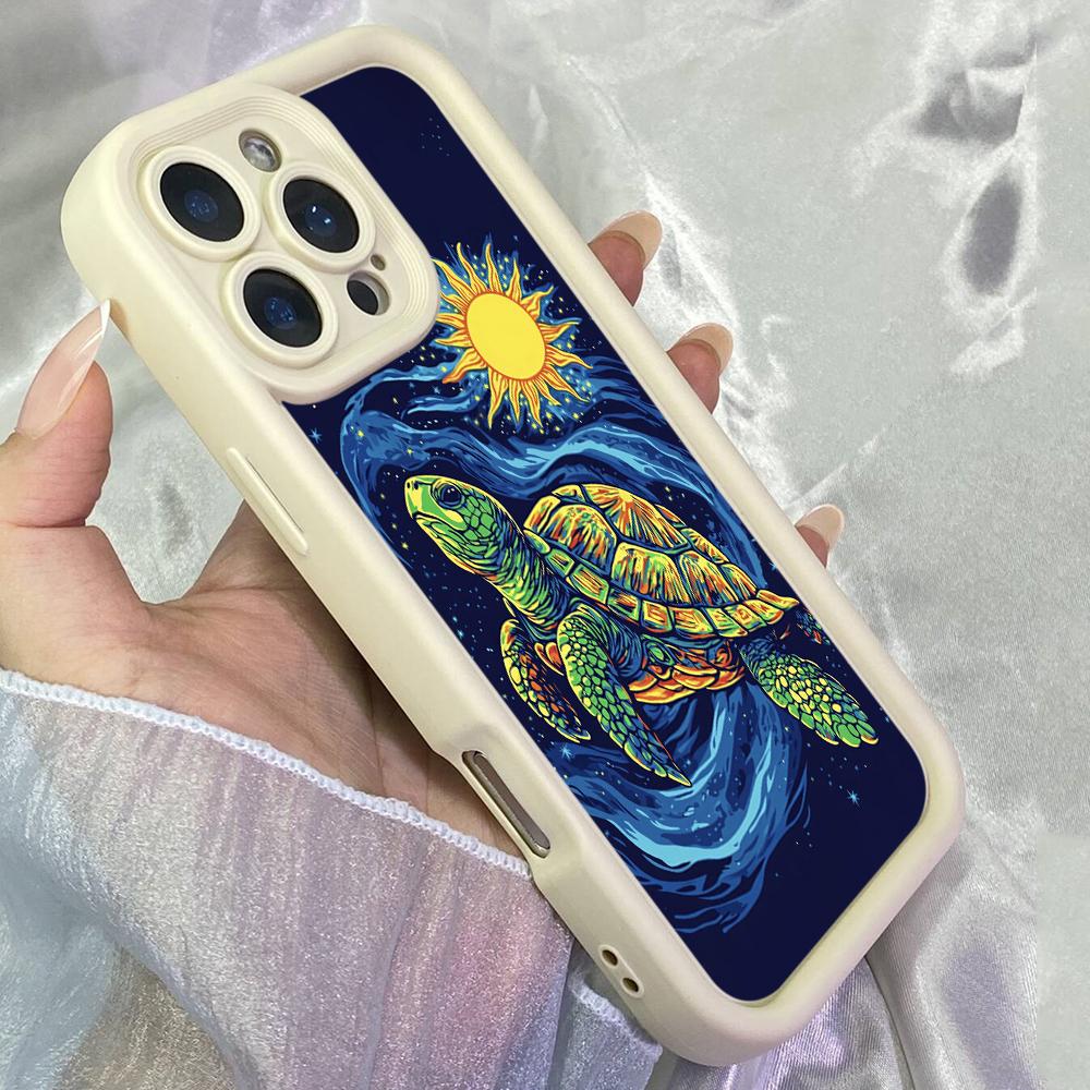 JT539 The Spiritual Meaning of Turtles for iPhone 17 16 15 14 13 12 Pro Max Samsung S26 S25 Ultra A17 A07 A56 A16 Xiaomi 15T Redmi 15c 14C Soft Case