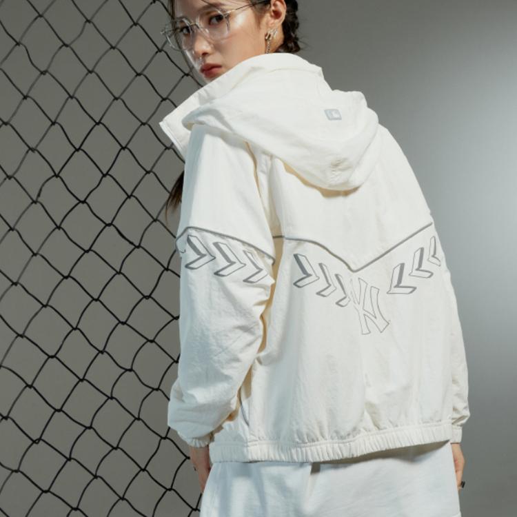 New MLB New York Yankees Jackets Unisex Ivory White 3AWJS0114-50IVS