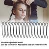 9 Stück U-Form Haar-Finishing-Fixierkamm Stretch Unsichtbar Flexible Haar-Finishing-Fixierclips für Frauen Mädchen