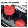 2pcs Car Coasters Water Cup Slot Non-Slip Mat Drink Holder Pad For Mercedes Benz AMG W204 W205 W203 W211 W201 W210 W108 W124 XRP8