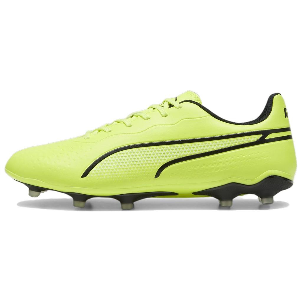 Puma King Match FG/AG Comfortable Soccer Shoes Unisex Soccer Shoes Green Black 107570-04