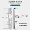 Adjustable Panel Stainless Steel Interior Door Lock