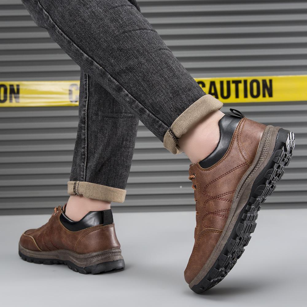 Jaro a Podzim Nové Pánské Sportovní Módní Trend Ležérní Boty Outdoorové Sportovní Turistické Boty Velká Velikost Cestovní Pánské Boty