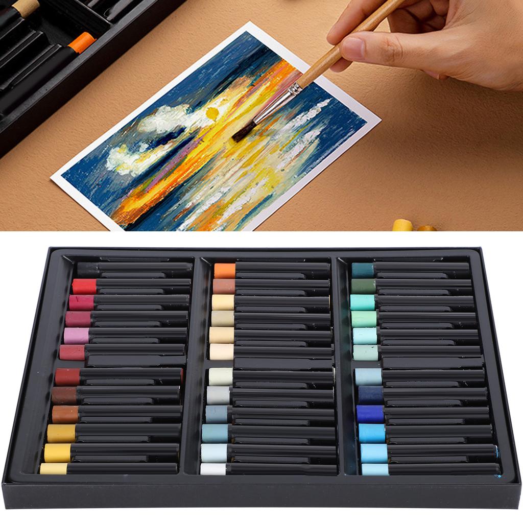 Olejový pastel 36 barev Sada olejových kříd pro malování HeavyColor pro studenty Děti Kreslený film