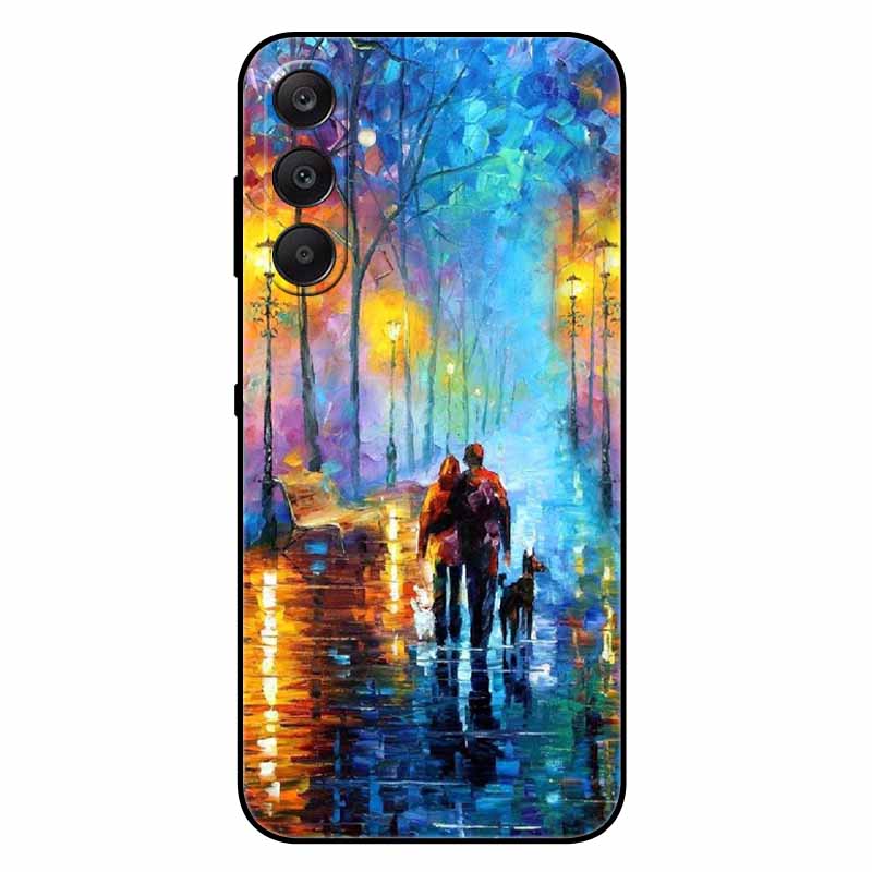 For SAMSUNG A17 5G Case TPU Soft Silicone Cover Space Wolf Shockproof Cover For Samsung GalaxyA17 5G Coque Cartoon Bumper A17 5G