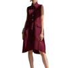 Women's Summer Shirt Dress Button Down Sleeveless Lapel Midi Tank Dress Casual Tunic Beach Sundress with P… More