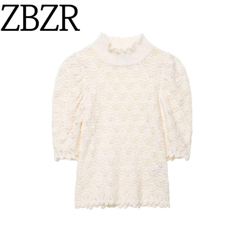 Za New Fall Women's Clothing 2025 Fashion Wind French Style Design Fashion Romantic Rib Knitwear 3991102