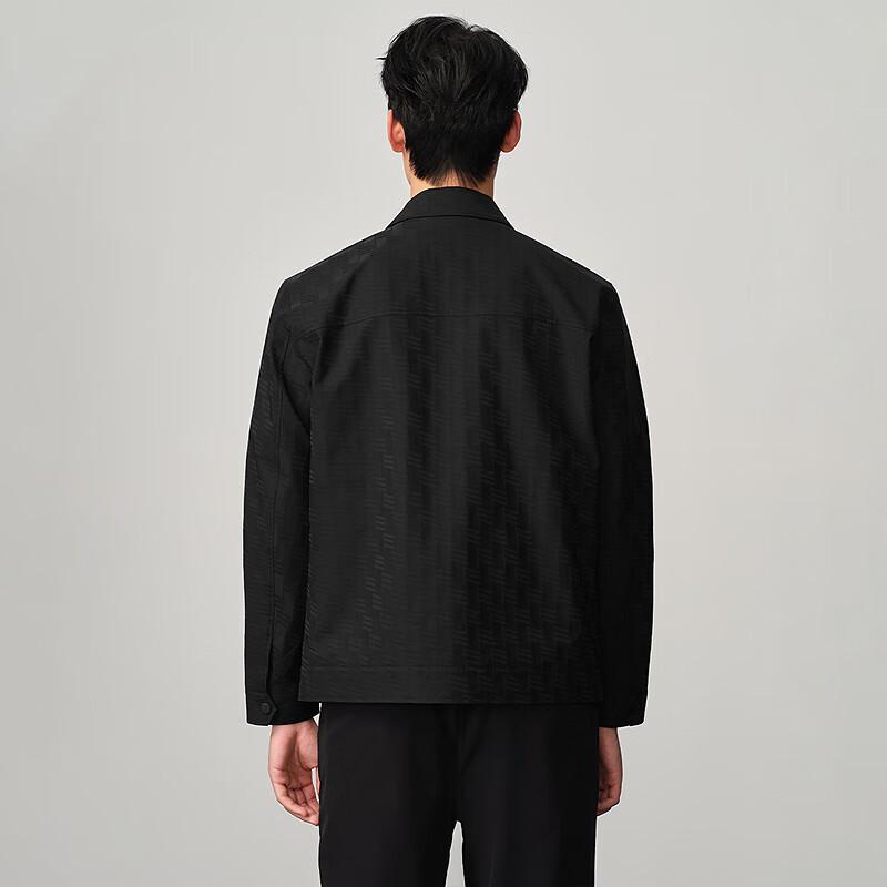 Men's HLA Jacquard Lapel Casual Jacket