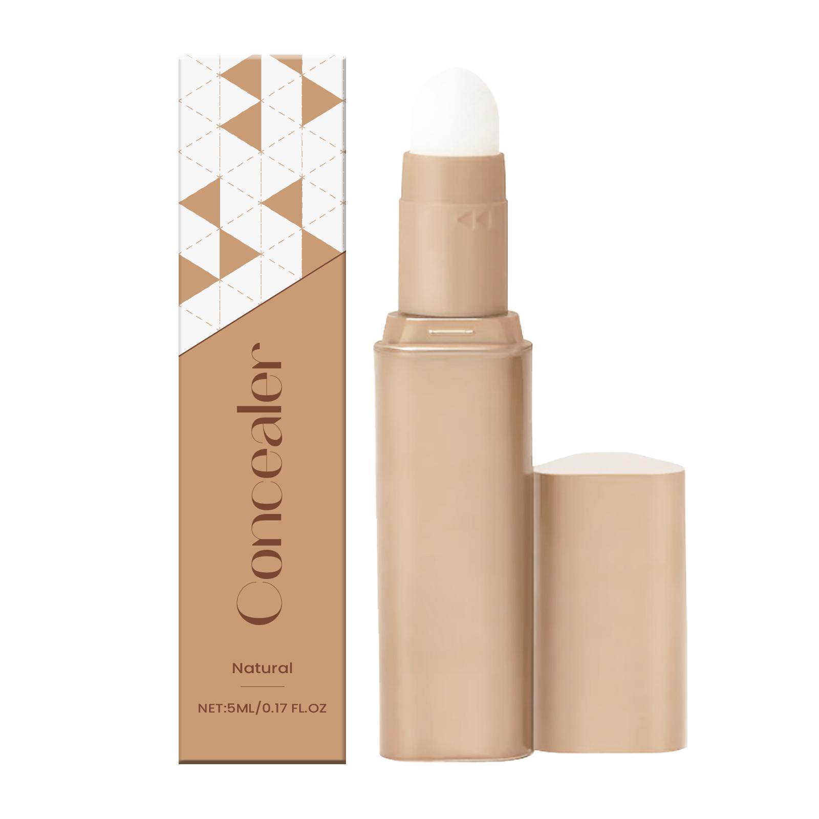 

Natural Concealer Stick 5ml - Full Coverage Long-Lasting Concealer for Dark Circles & Blemishes 5ml