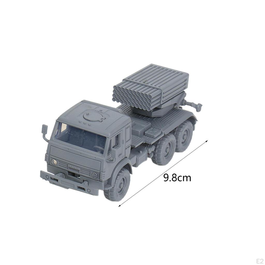 1/72 Vehicle Building Kits DIY Assemble Simulation Puzzle Games for Collection Keepsake Kids