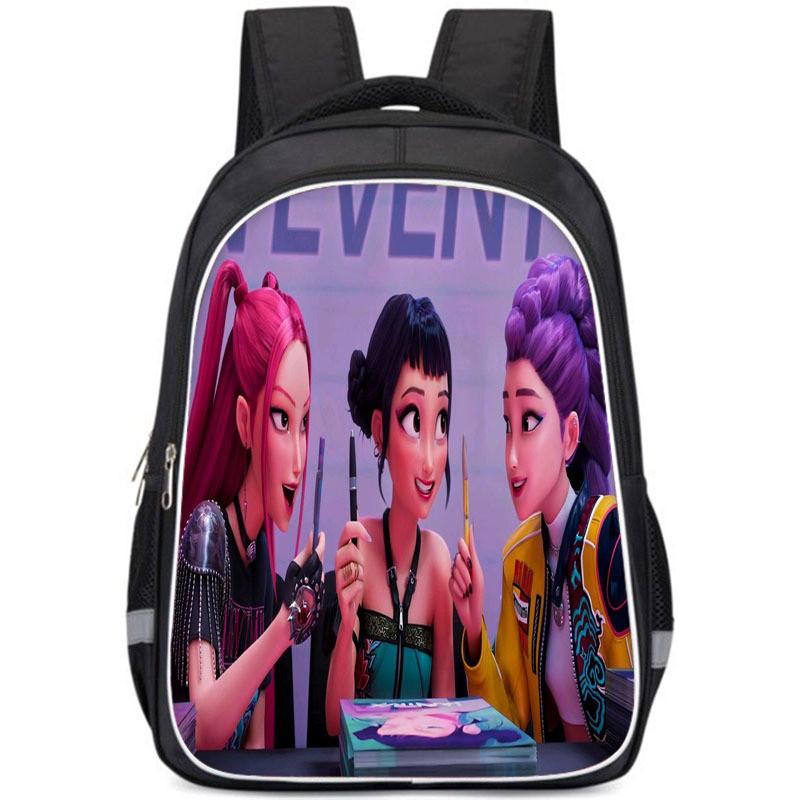 Kpop Demon Hunters Childrens Backpack With Breathable Oxford Fabric For School Use