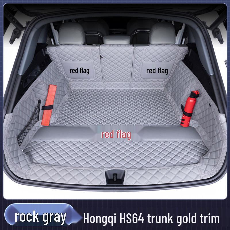 Compatible Trunk and Tailgate Mat for 26 Hongqi HS6 Models, Waterproof and Fully Enclosed HS6 PHEV Mat