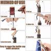Wooden Wine Bottle Opener Groomsmen Wedding Party Gifts 4 In 1 Wine Corkscrew with Foil Cutter Blank DIY Engraving Wood