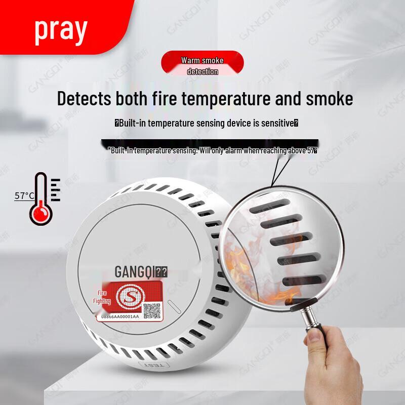 Dual Sensor Smoke and Temperature Alarm